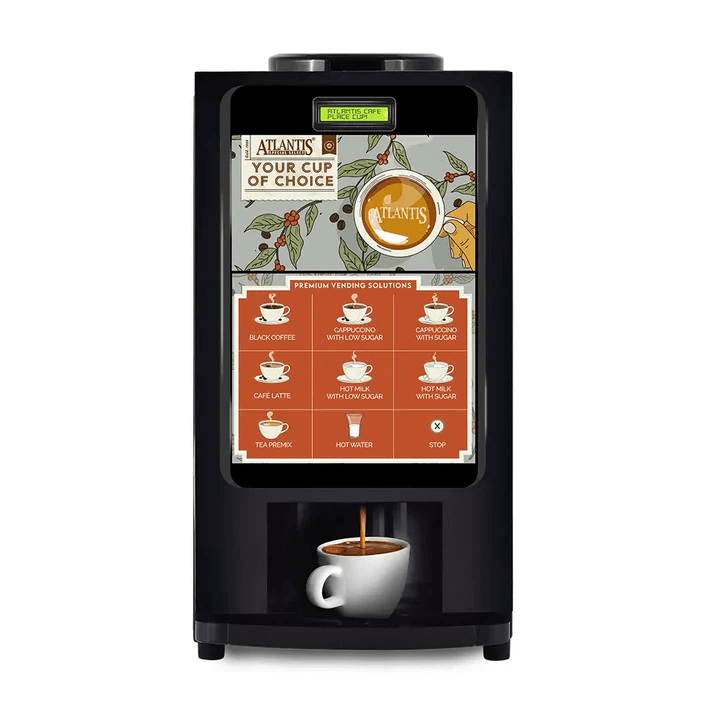 Atlantis Select 7 Option Tea Coffee Vending Machine Service Noida